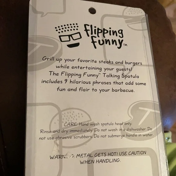 Grill Buddy HUGE Flipper Talking Spatula NEW - Picture 3 of 3
